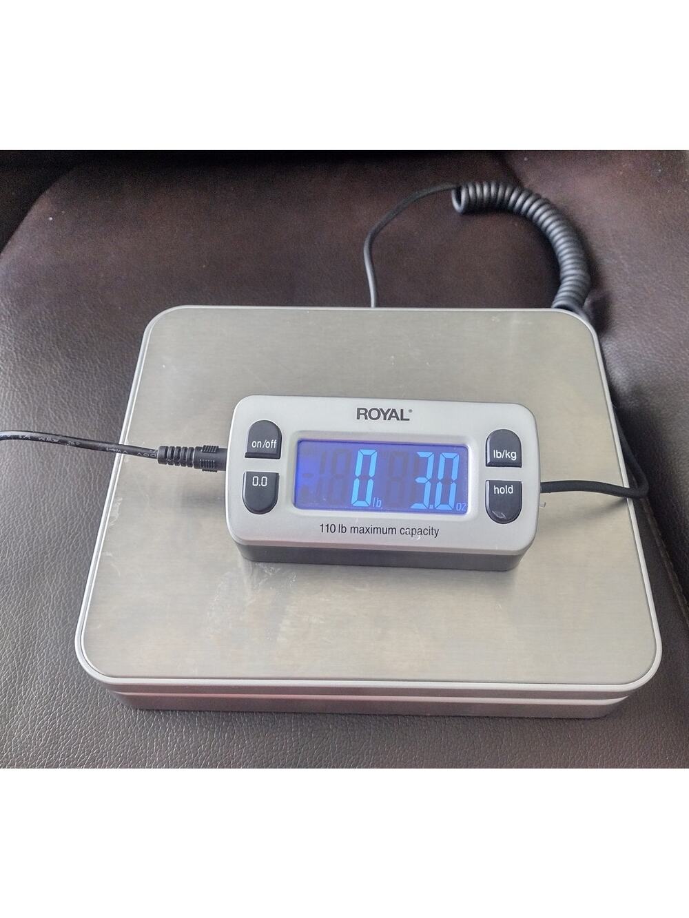 Accuteck Digital Postal Scale 110lb DG110 Black, Works Great
